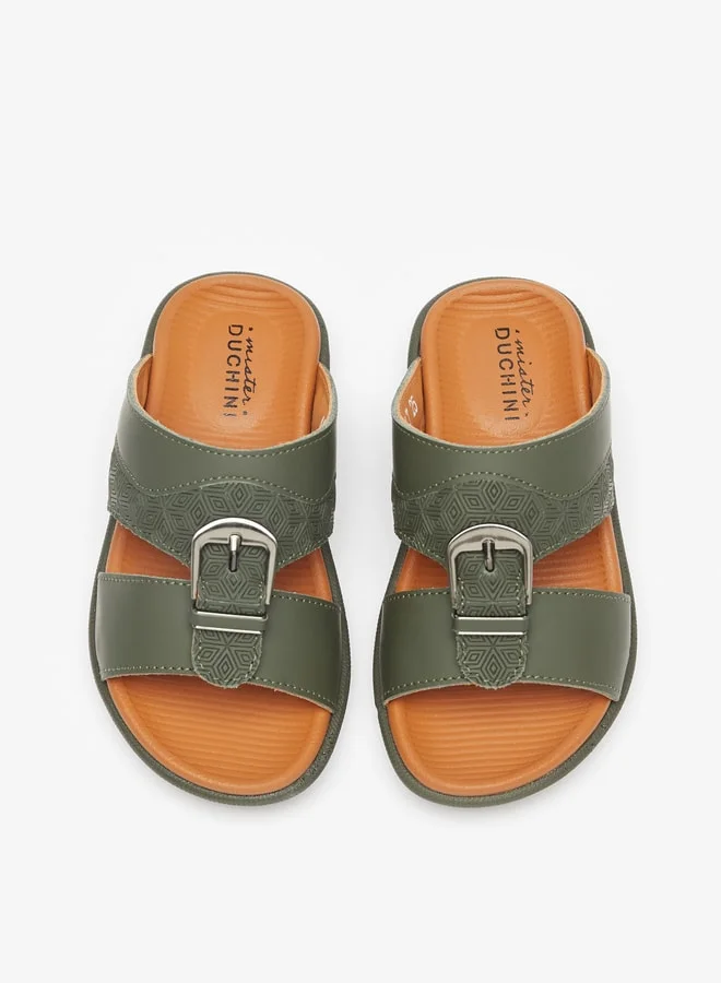دوتشيني Boys Leather Slip-On Arabic Sandals