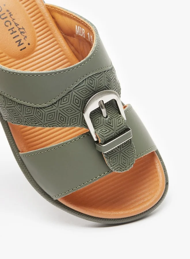 دوتشيني Boys Leather Slip-On Arabic Sandals