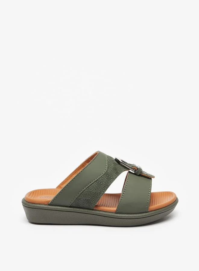 دوتشيني Boys Leather Slip-On Arabic Sandals