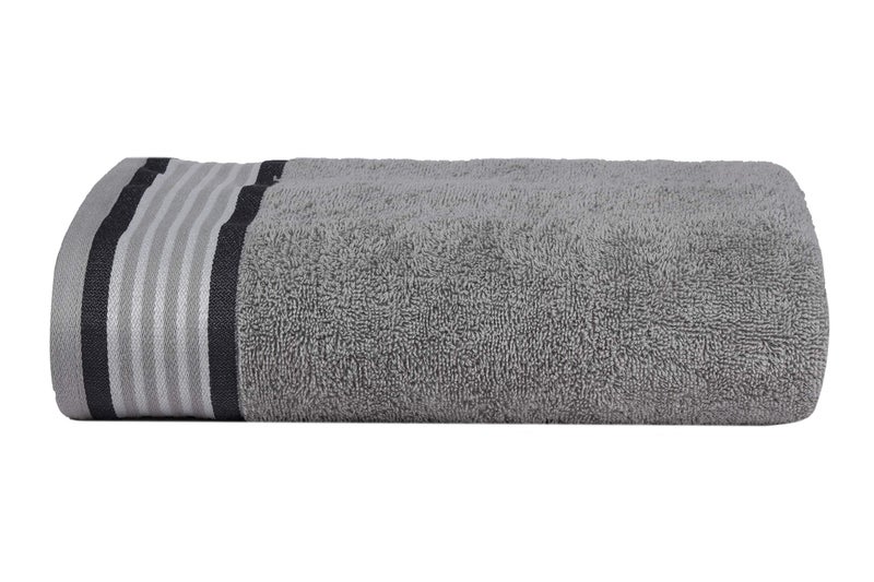 Casa Copenhagen, HS3.10 Germany Design - He & She Super Soft Collection Cotton 6 Piece Hand Towels Set (40 x 60 cm) - Mirage Grey & Granite Grey - Image 3