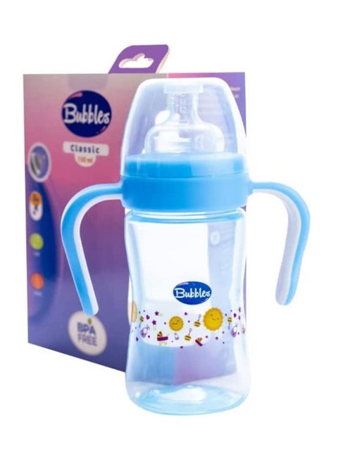 Classic feeding bottle with hand 180 ml- Assorted