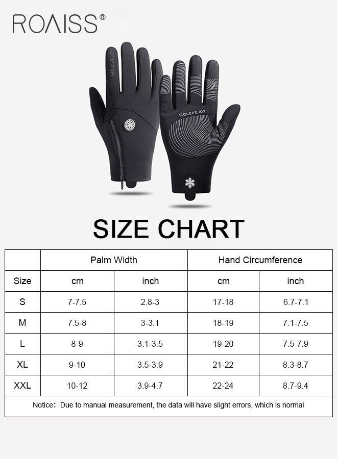 roaiss Outdoor Waterproof Gloves In Winter Men'S And Women'S Universal Touchable Screen Thermal Gloves Cycling Ski Climbing Gloves - Image 4