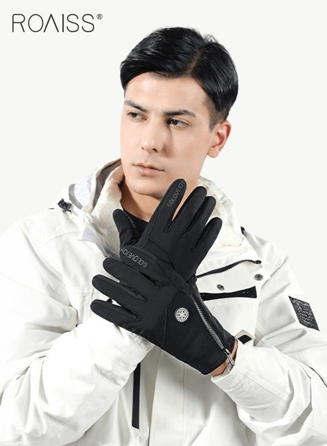 roaiss Outdoor Waterproof Gloves In Winter Men'S And Women'S Universal Touchable Screen Thermal Gloves Cycling Ski Climbing Gloves - Image 2