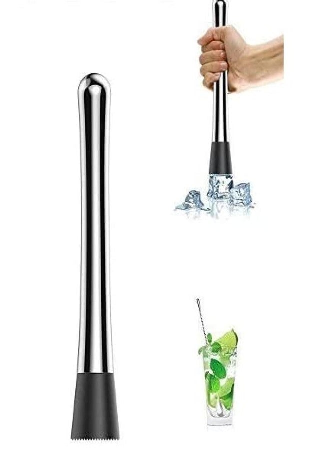 SURFNPICK Stainless Steel Cocktail Bar Muddler Mixer Crusher Bartender Kit for Home Bar Fruit Crusher for Mojito (1 Peice) - Image 5