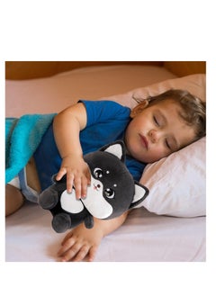 SYOSI Black Cat Plush, Lovely Cat Stuffed Animal Cat Plushie Pillow for Hugging Plush Squishy Pillow Toy for Kids (9.8")  - Image 4