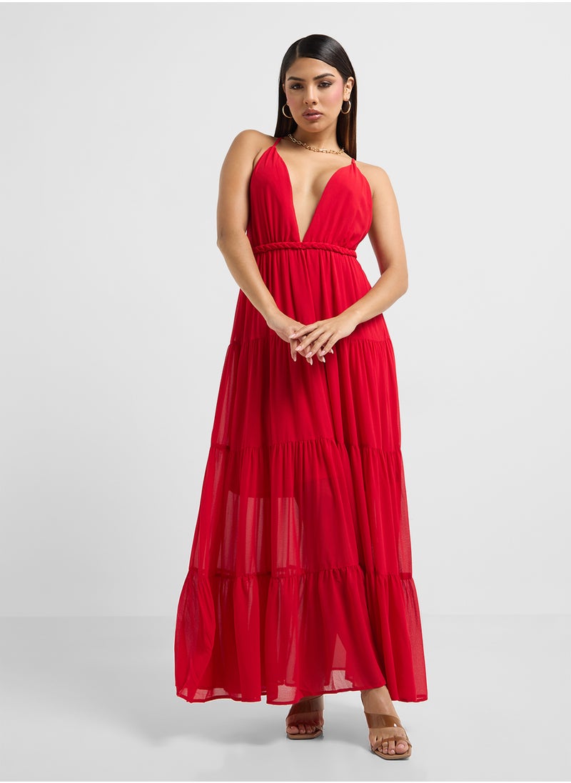 ELLA - Strappy Tiered Dress - Image 1