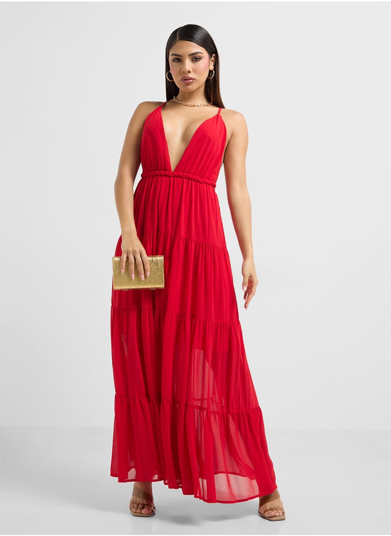 ELLA - Strappy Tiered Dress - Image 1