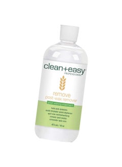 Clean + Easy Clean + Easy Remove - After Wax Remover for the Skin with Wheat Germ Oil, Post Waxing Cleanser, 16 oz 