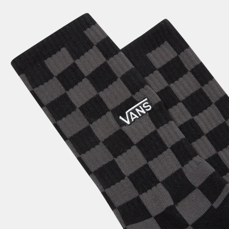 VANS Black Men's Checkerboard Crew Socks (1 Pair) for Men | Best Price UAE