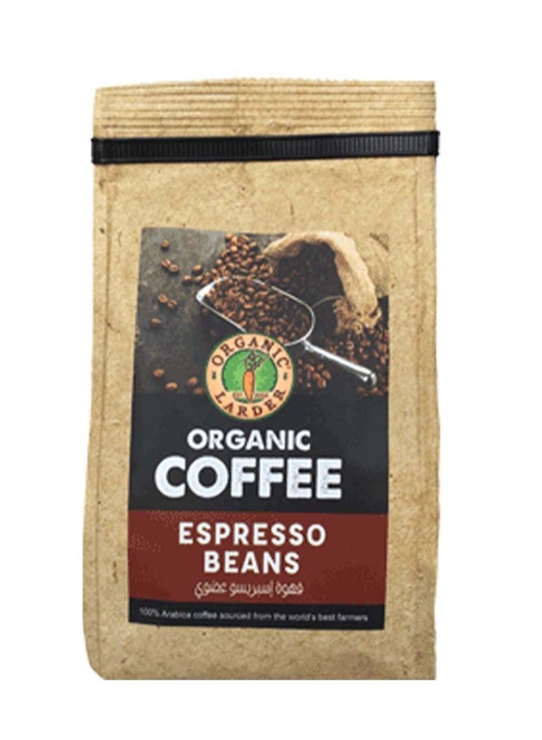 Organic Coffee Espresso Beans, 250g
