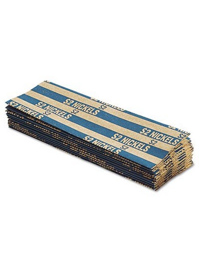 MMF Industries ™ Popopen Flat Paper Coin Wrappers Nickels $2 1000 Wrappers Per Box - Image 2