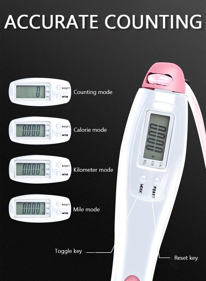 GROIC Jump Rope, Digital Weighted Handle Adjustable Jumping Rope with Smart Counter, for Training Fitness, Adjustable Exercise Speed Skipping Rope - Image 5