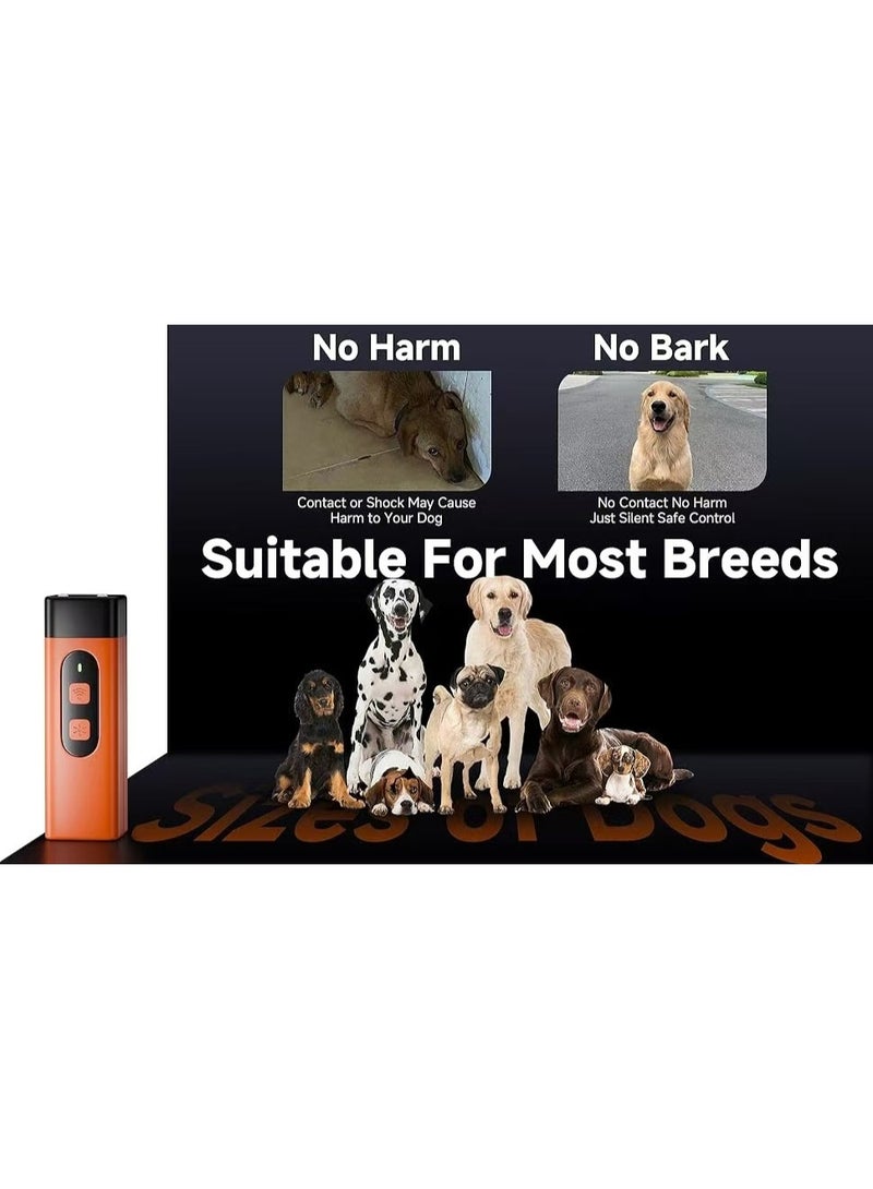 لاكي نوف جهاز طارد للكلاب والقطط بالموجات فوق الصوتية، مضاد للنباح، جهاز تدريب على التوقف عن النباح، مزود بمحول طاقة ومصباح LED يعمل بالموجات فوق الصوتية مع ضوء كشاف. - Image 5