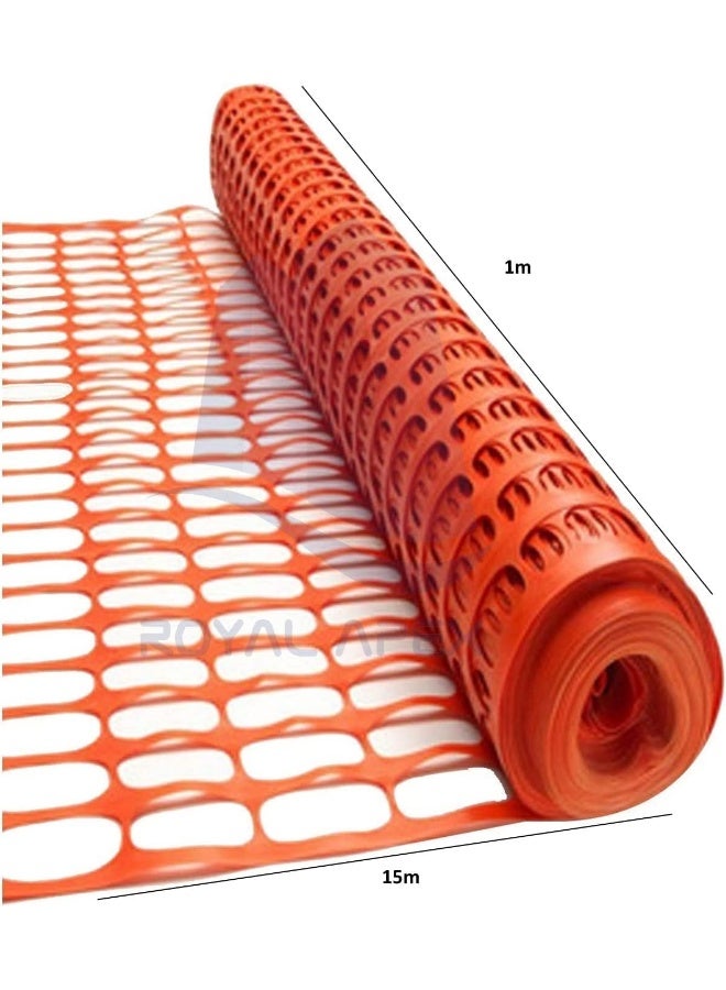 Royal Apex Multipurpose Safety Fence Net-Construction Safety Barrier Netting Garden Fencing Fences Wrap For Snow Patio Etc 1M X 15M  - Image 3