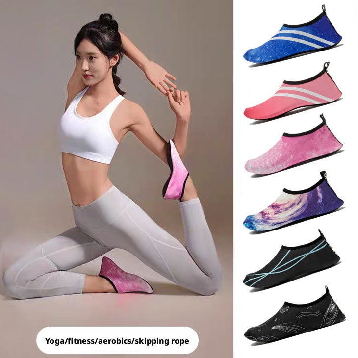Unisex Indoor Fitness Yoga Shoes Breathable Non-Slip Soft Sole Trainers - Image 1