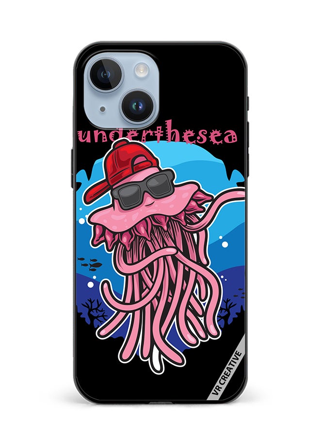 VR CREATIVE Protective Case Cover For Apple iPhone 15 Plus Under The Sea Design Multicolour - Image 1