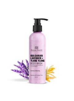 Botanic Hearth Bulgarian Lavender Body Wash With Ylang Ylang, Vitamin E & Sage Leaf | Calming Body Wash Shower Gel For Women And Men | Sulphate & Paraben Free | 245Ml  - Image 1