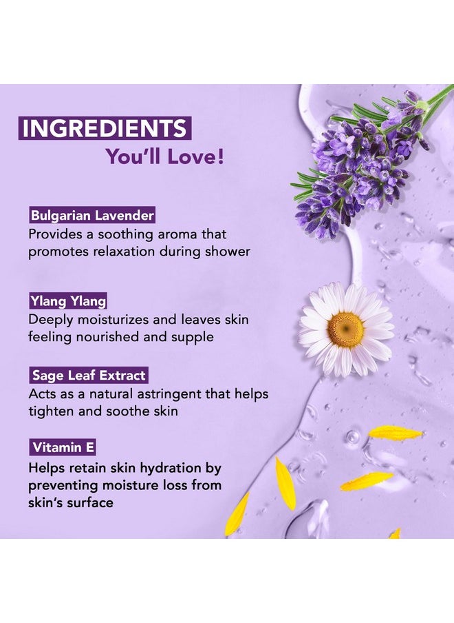 Botanic Hearth Bulgarian Lavender Body Wash With Ylang Ylang, Vitamin E & Sage Leaf | Calming Body Wash Shower Gel For Women And Men | Sulphate & Paraben Free | 245Ml  - Image 4