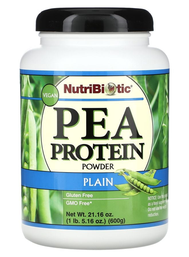 Nutribiotic Pea Protein Powder Plain 21.16 oz (600 g)
