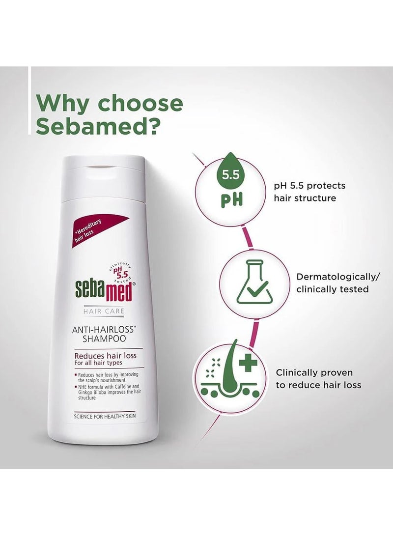 سيباميد شامبو ضد تساقط الشعر لجميع أنواع الشعر - 200 مل - Image 3
