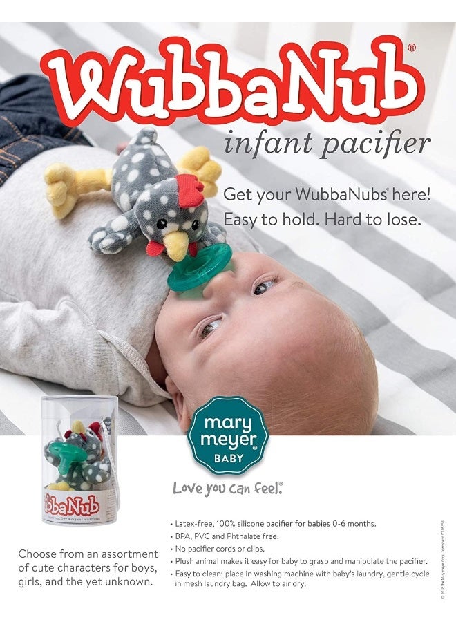 ماري ماير WubbaNub Infant Pacifier, 6-Inches, Rocky Chicken - Image 5