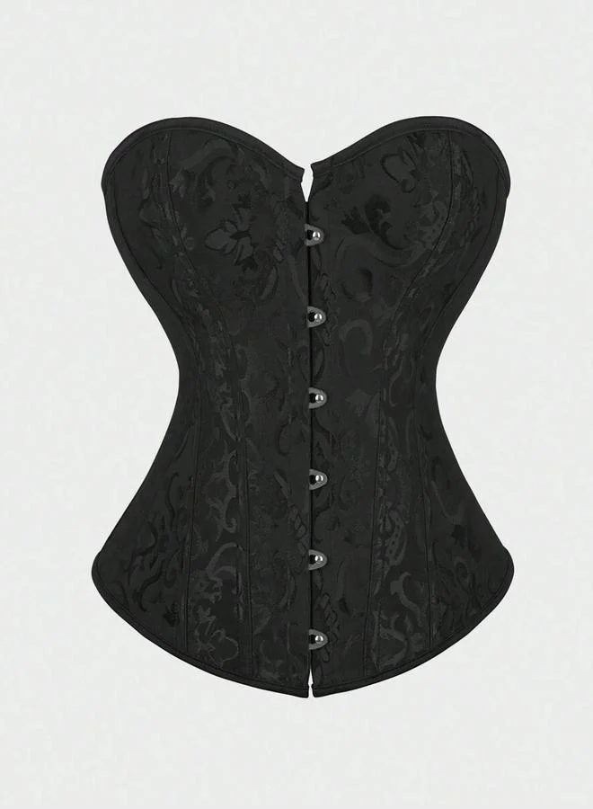 تايك تو Tie-Up Back Body Corset Shaping Top