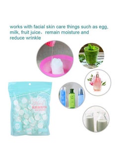 ZJchao Disposable Facial Mask 100Pcs/Pack Selfmade Diy Facial Mask Nonwoven Compressed Sheets Mask Individually Wrapped Mask Paper For Home Travel Use  - Image 2