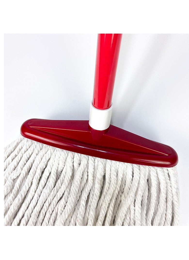 MARK STORE - Cotton Mop for Floor cleaning with handle Super Absorbent 100% Microfiber Threads, For All Types of Surfaces, Durable Design, Faster Dehydration, Multicolor - Image 1