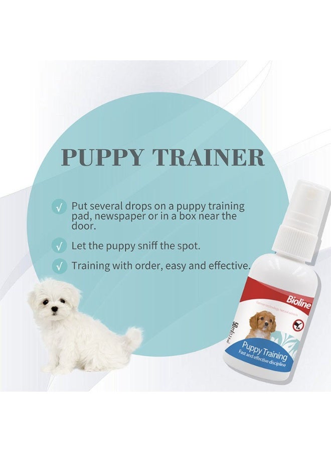 Bioline Puppy Training Spray 120ml Potty Training Aid for Puppies Indoor & Outdoor Use - Image 2
