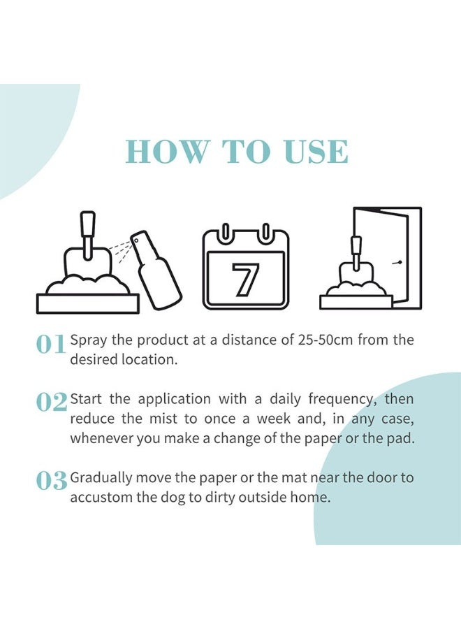 Bioline Puppy Training Spray 120ml Potty Training Aid for Puppies Indoor & Outdoor Use - Image 3