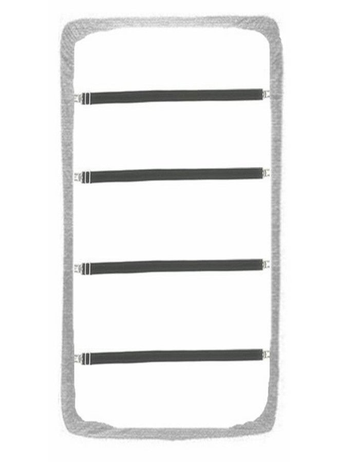 ADDA Bed Sheet Clip,Sofa Slipcover Holder,Hold the Sheets Tightly,20" to 78",4 Pieces(White) - Image 2