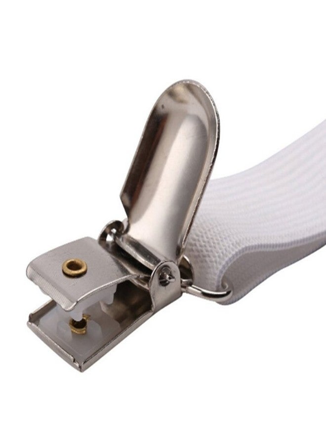 ADDA Bed Sheet Clip,Sofa Slipcover Holder,Hold the Sheets Tightly,20" to 78",4 Pieces(White) - Image 5