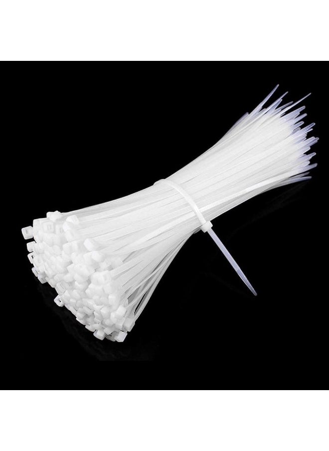 Biella Biella 100Pcs Cable Ties Nylon Zip Ties Wraps  - Image 1