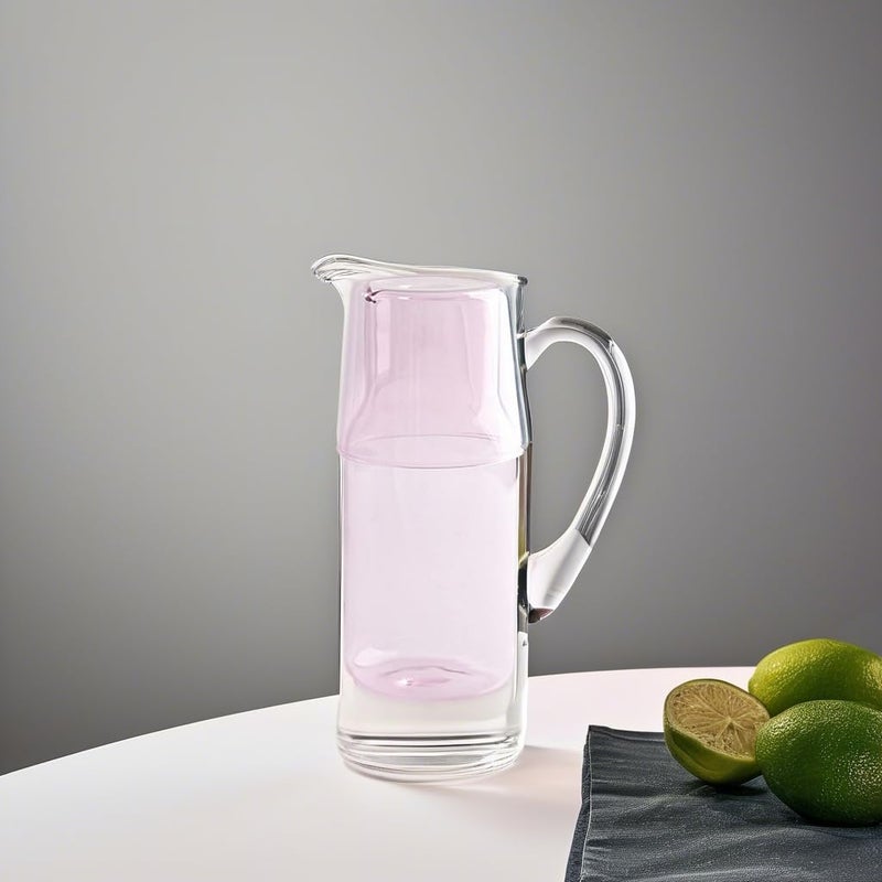 Rocktrend Clear Glass Bedside Night Water Carafe Tumbler Set  Pitcher And Cup Night Set - Image 5