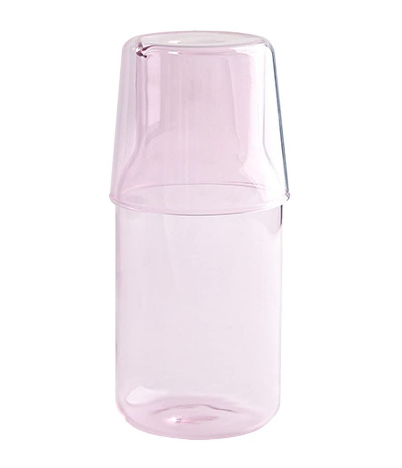 Rocktrend Clear Glass Bedside Night Water Carafe Tumbler Set  Pitcher And Cup Night Set - Image 1