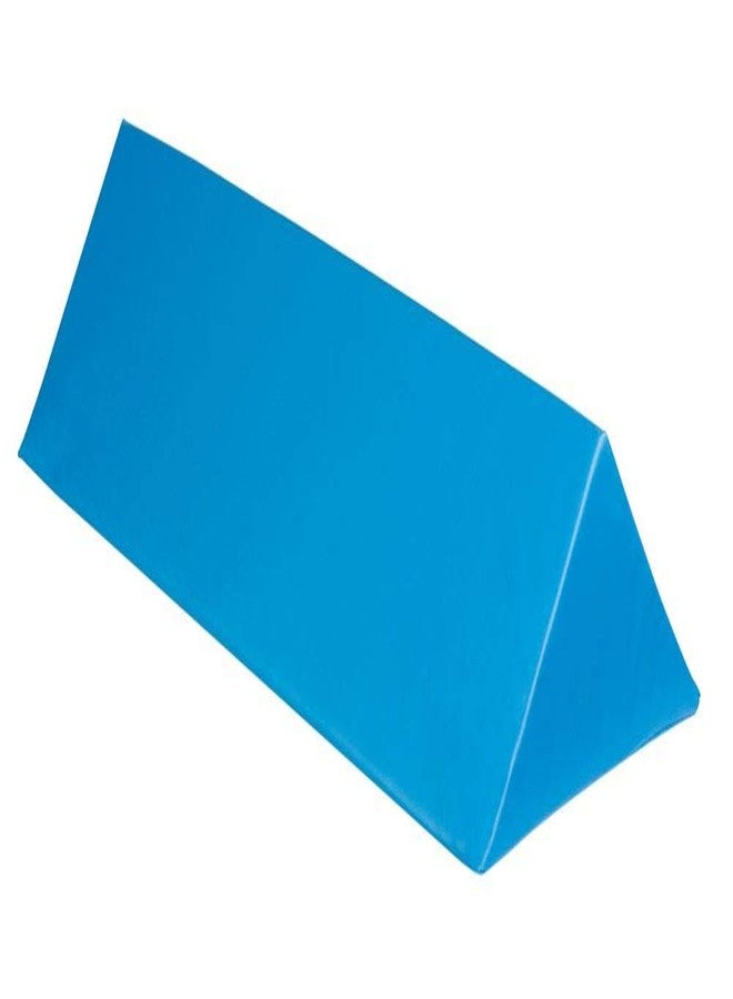 AliMed 45 DegreeTriangle Positioning Wedge, Upholstered Blue Vinyl