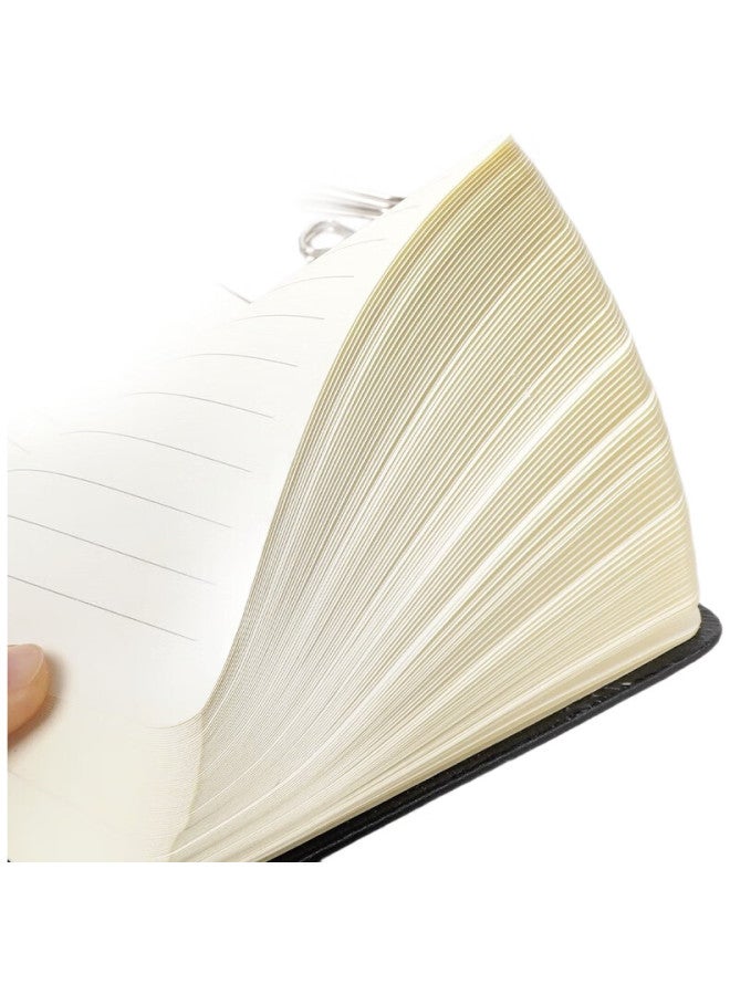 Simaa A7/100 Sheets Portable Pocket Notebook, Creative Small Mini Student Notebook, Journal, Diary, Vocabulary Notebook, Planner, Black Jsba7-1 - Image 2