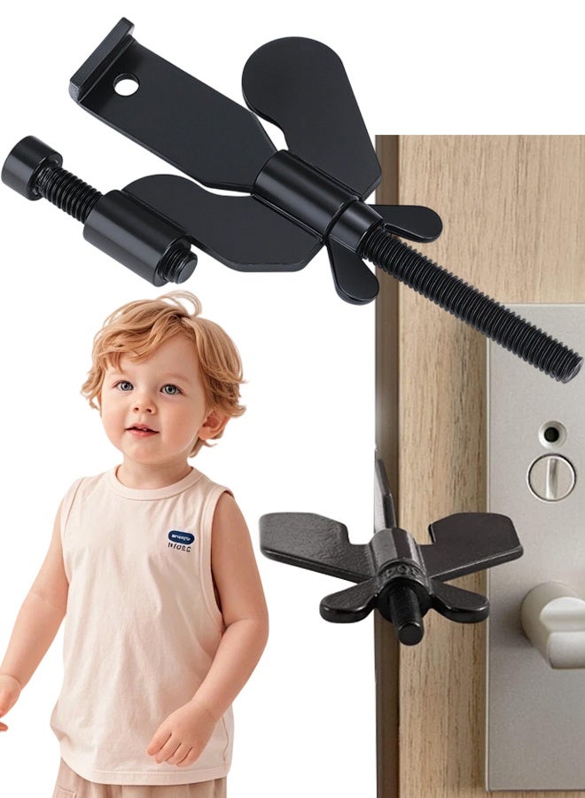 Abnaok Portable Travel Door Security Lock, Anti Unauthorized Entry Door Stopper for Hotel Home Dorm Apartment - Image 1