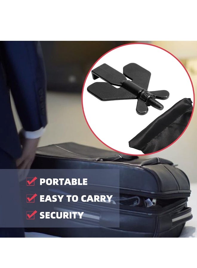 Abnaok Portable Travel Door Security Lock, Anti Unauthorized Entry Door Stopper for Hotel Home Dorm Apartment - Image 4