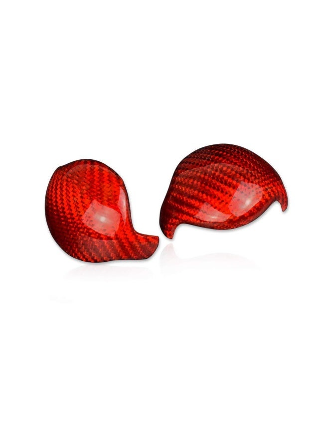 Generic Car Gear Shift Knob Cover Interior Accessories Sticker For Ford Mustang 2015-2022 Automatic Carbon Fiber Red - Image 3