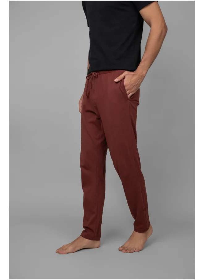 NeceSera Burgundy Mens Pajama