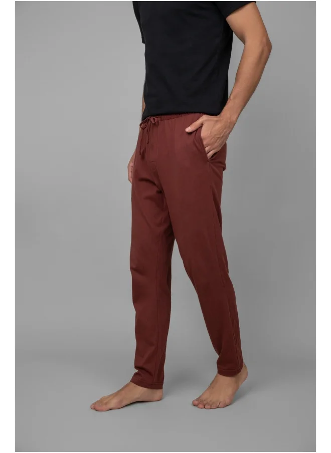 NeceSera Burgundy Mens Pajama
