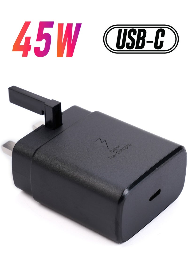 AK KEMCO Type C 45W Super Fast travel adaptor  45W PD Wall Charger Fast Charging for Samsung Galaxy S21 S21+ S21 Ultra S20 Z Flip Note20 20 Ultra Note10 10+ S9 S8 S10e  iPad Pro  - Image 1