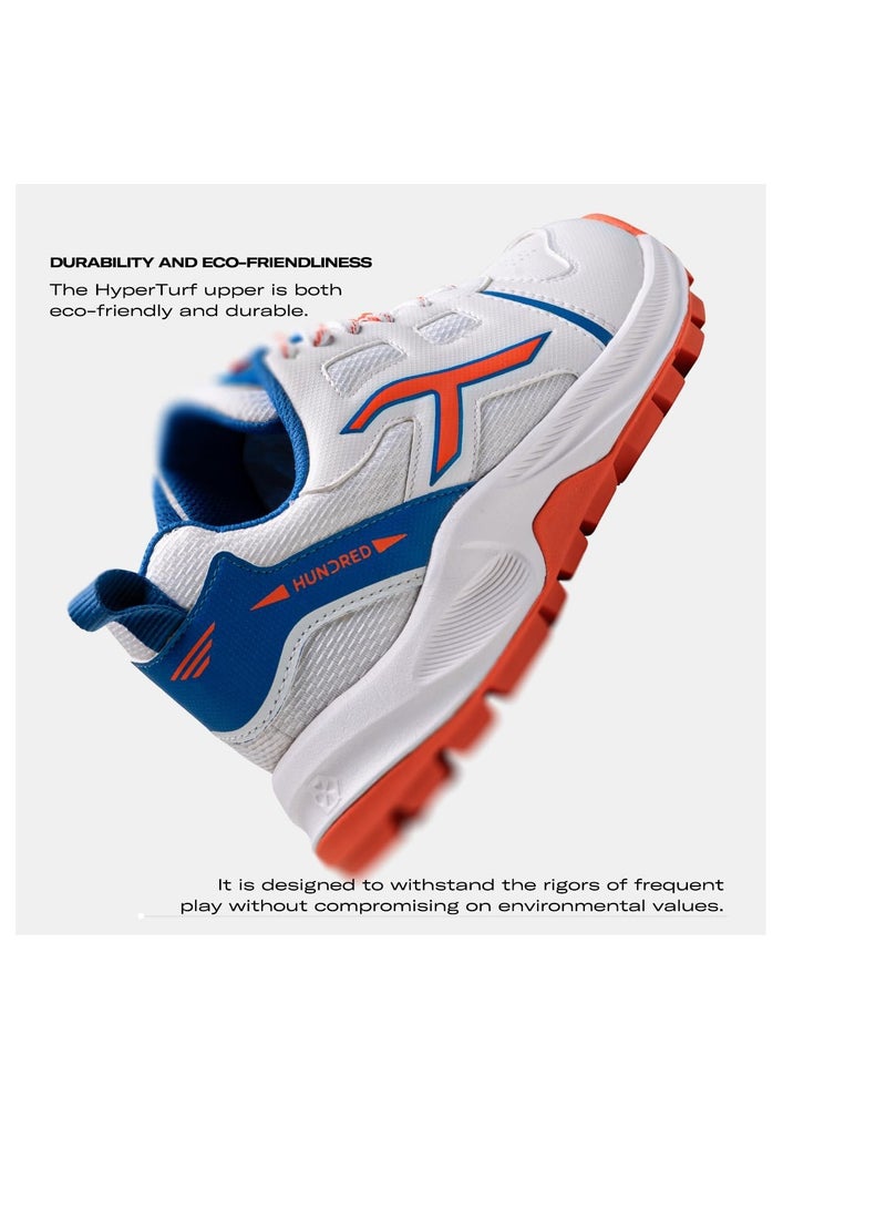 HUNDRED HyperTurf Cricket Shoes | Unisex | TerraSpike Rubber Studs | Vegan Leather/HexaFoam | Lightweight & Highly Durable | Embedded Support Plate for Stability - Image 2