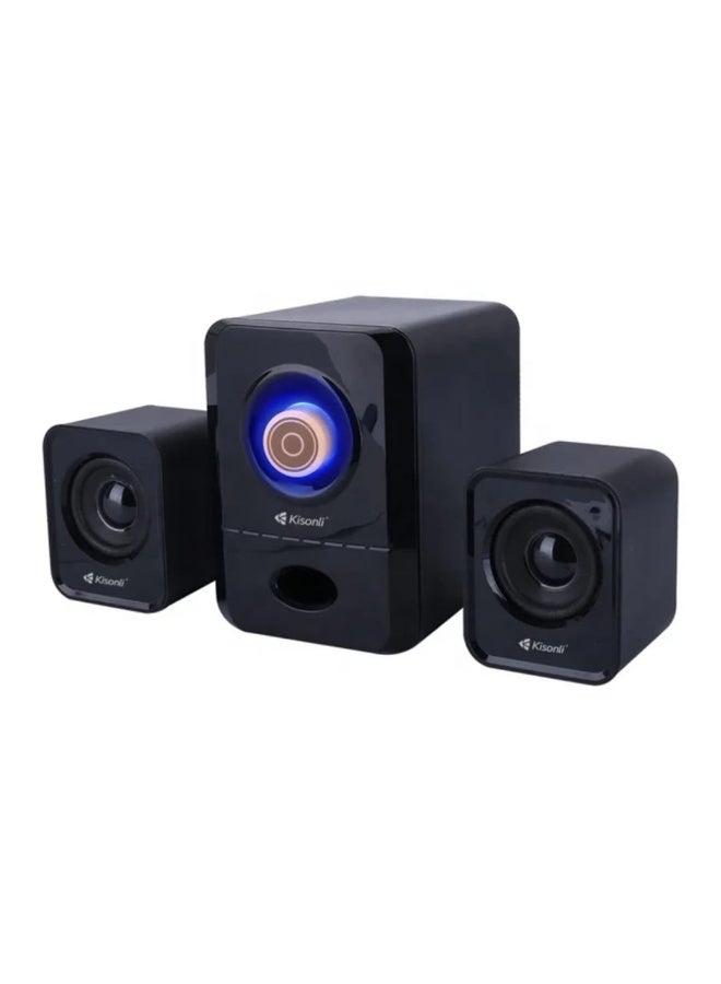 Kisonli U-2900BT Multimedia Speaker Designed Specifically for Gaming and Features Bluetooth Connectivity and Dynamic RGB Lighting - Image 4