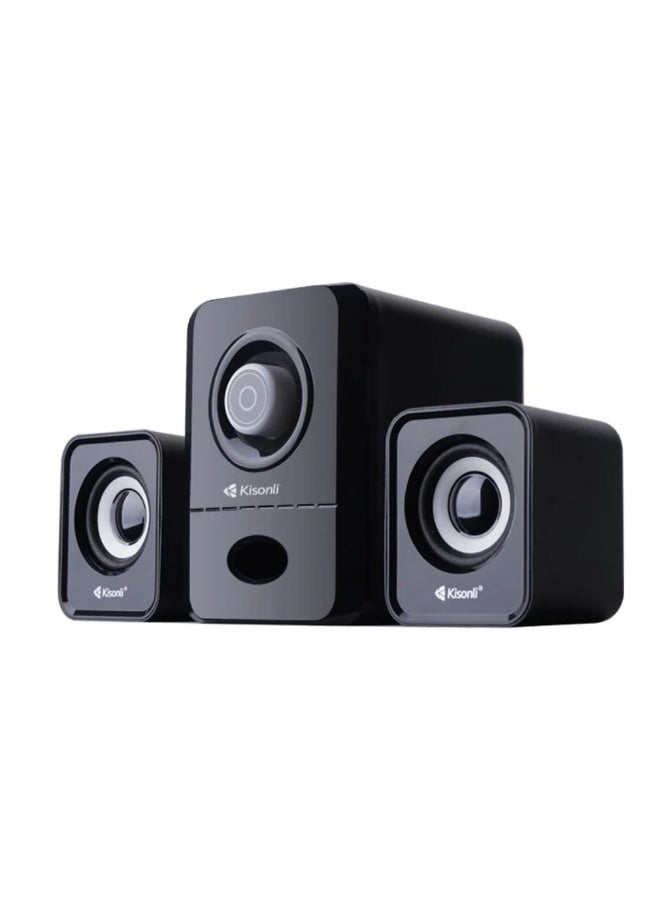 Kisonli U-2900BT Multimedia Speaker Designed Specifically for Gaming and Features Bluetooth Connectivity and Dynamic RGB Lighting - Image 5