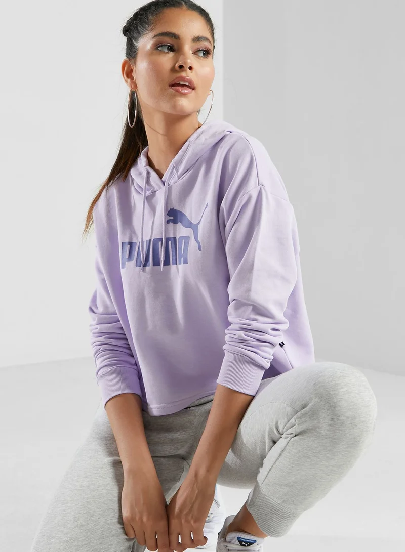 PUMA Essential Cropped Logo Hoodie