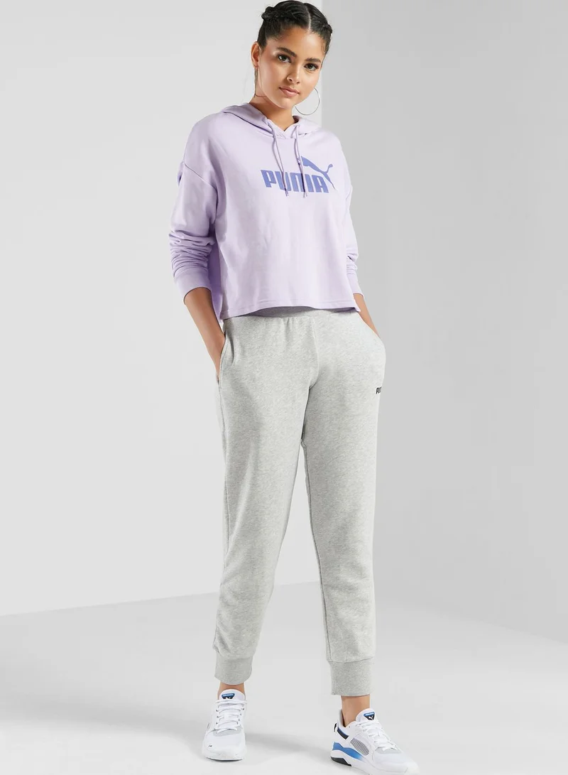 PUMA Essential Cropped Logo Hoodie