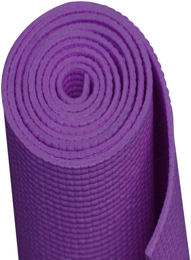 North Field Yoga Mat 4mm Anti Skid Purple (61 x 183 cm) - Image 1