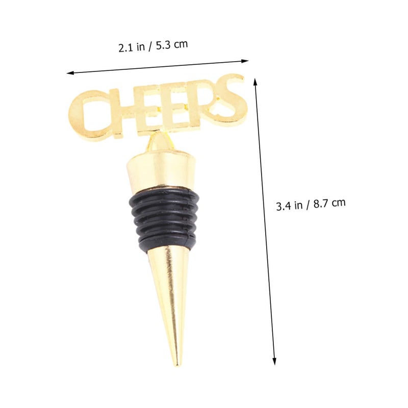 2 Pack Crown Design Alloy Wine Stoppers Decorative Bottle Plugs For Birthday Party - Image 3